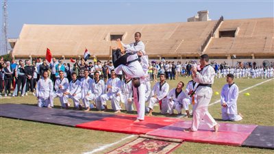 مهرجان رياضي في جامعة طنطا ضمن 