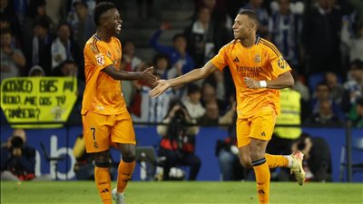 مبابي وفينيسيوس  يقودان تشكيل ريال مدريد أمام أوساسونا بالدوري الإسباني