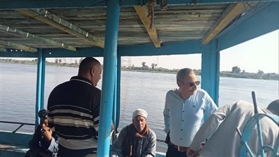 رئيس مطاي يتابع انتظام سير العمل بالمعديات النيلية 