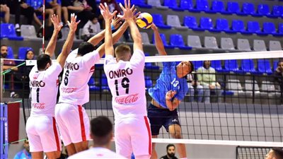 الزمالك يفوز على المقاولون العرب في دوري الطائرة 