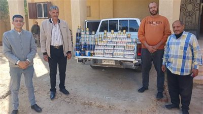 ضبط 200 عبوة بويات ومواد طلاء منتهية الصلاحية بالفيوم 