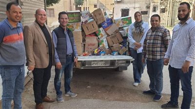 ضبط 7245 عبوة سلع غذائية منتهية الصلاحية بالفيوم 