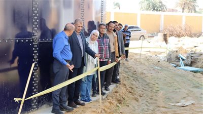 رئيس مياه الفيوم يتفقد سير العمل بمشروع خزان ورافع مياه قصر الجبالي
