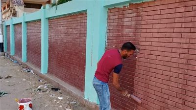 حملات مكبرة للتجميل و التشجير بمركز المحلة الكبري 