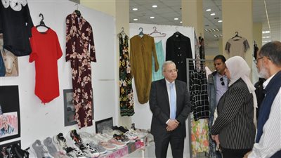 جامعة حلوان تفتتح معرض الملابس الخيري السنوي