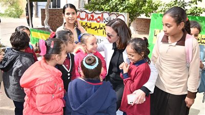 محافظ البحيرة تتفقد عدد من مدارس وادي النطرون