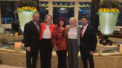 وصول وفد بلجيكا برئاسة   ميراى دي جروت للمشاركة فى قمة الاستثمار بأسوان