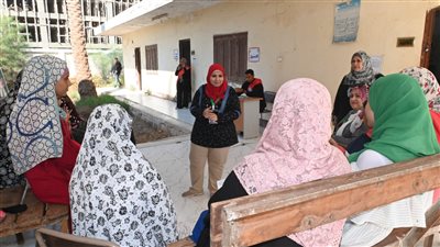 جامعة الفيوم تنظم قافلة طبية بقرية المندرة  ضمن المبادرة الرئاسية بداية 