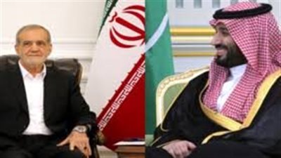 الرئيس الإيراني يبحث مع بن سلمان العلاقات الثنائية