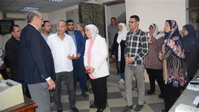 محافظ الغربية يفاجئ المراكز التكنولوجية بالمحلة لمتابعة ادائهم 