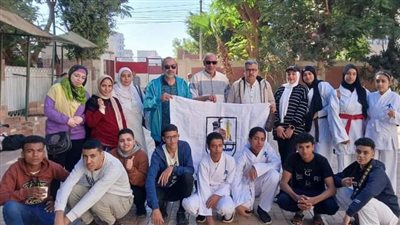 محافظ بني سويف يهنئ طلاب الأمل بالفوز في بطولة شمال ووسط الصعيد للكاراتيه والرسم