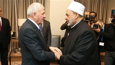 شيخ الأزهر والرئيس العراقي يؤكِّدان ضرورة وحدة الصف الإسلامي والعربي لوقف العدوان على غزة ولبنان