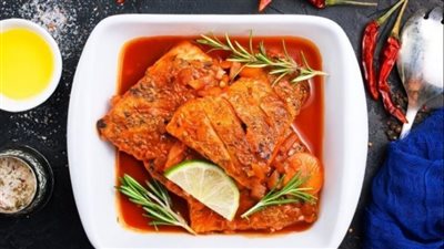 السمك الحار على الطريقة الخليجية