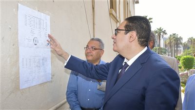 جولة تفقدية لرئيس جامعة القاهرة بالمدينة الجامعية للطلبة