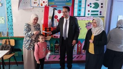 وكيل تعليم الغربية يواصل جولاته بمدارس السنطة 