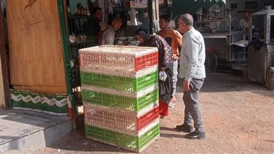 رفع الإشغالات والباعة الجائلين من شوارع الشرقية