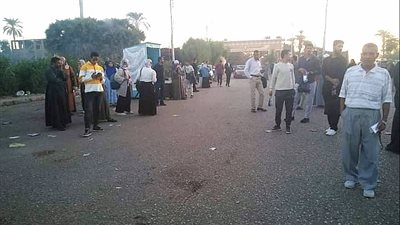  مجمع مواقف قنا خارج السيطرة| صور