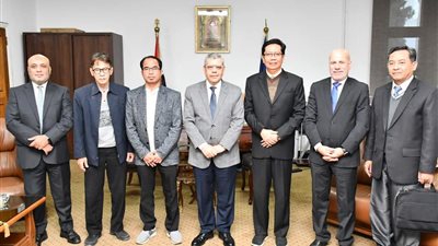 جامعة قناة السويس تستضيف رئيس جامعة رادين إنتان الإندونيسية