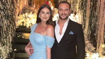 هنادي مهنا وأحمد خالد صالح على ريد كاربت افتتاح القاهرة السينمائي 2024