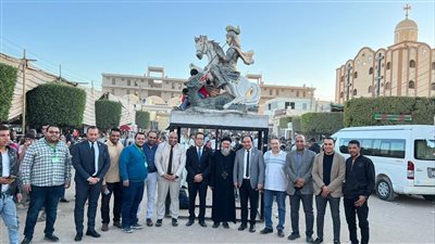  قيادات الرعاية الصحية  يزورن  دير ماجرجس بغرب الأقصر 