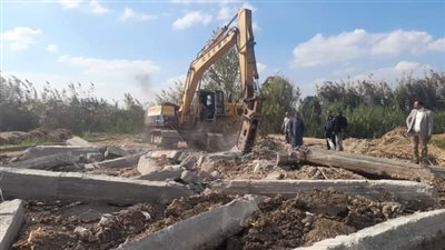 إزالة 26 حالة تعد على الأراضي الزراعية و أملاك الدولة بالبحيرة