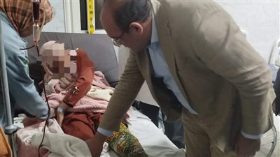 وكيل صحة الدقهلية يطمئن على مصابي حادث طريق 