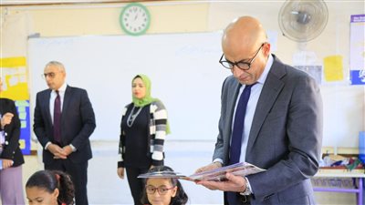 وزير التربية والتعليم يتفقد المدرسة المصرية اليابانية بالشروق