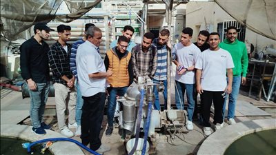 زيارة علمية ميدانية لطلاب جامعة الدلتا التكنولوجية إلى المركز القومي للبحوث 