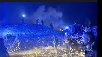 مقتل 8 أشخاص بمركز الدفاع المدني في بعلبك