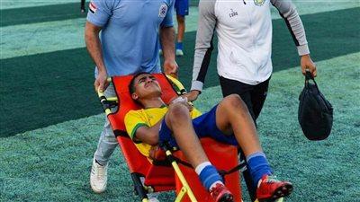 إصابة لاعب الإسماعيلي مواليد 2010 بشرخ في الترقوة