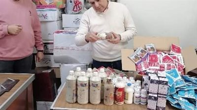 ضبط عبوات بيطرية منتهية الصلاحية ومجهولة المصدر في الزقازيق