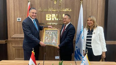 اتفاقية تعاون بين جامعتي بنها الأهلية ووهان للتكنولوجيا بالصين