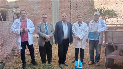 الدقهلية: تحصين أكثر من 10 آلاف رأس ماشية 