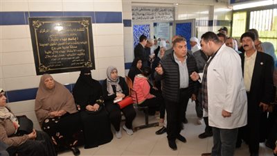 محافظ الدقهلية يتفقد مستشفى شربين المركزي 