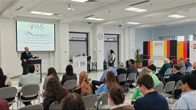 لأول مرة بمصر| استضافة مؤتمر المعلوماتية البيئية في الجامعة الألمانية بالقاهرة