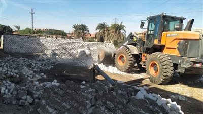 إزالة 108حالات من حملات الموجة الـــ 24 لإزالة التعديات