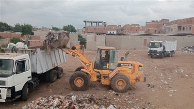  الدقهلية: رفع 450 طن مخلفات بلدية وتجمعات قمامة ببلقاس وشربين