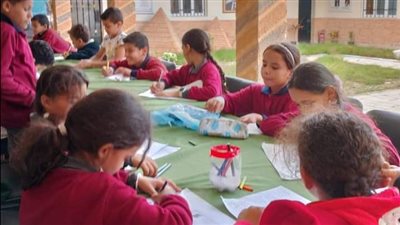 ورش فنية في احتفالات ثقافة شمال سيناء بعيد الطفولة