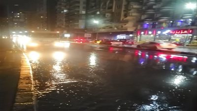 أمطار المكنسة تواصل ضرب الإسكندرية لليوم الثانى على التوالى 