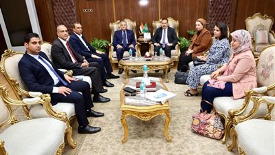 محافظ المنوفية يستقبل مدير صندوق مكتبات مصر العامة 