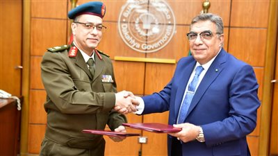 معهد اللغات للقوات المسلحة يوقع عقد إتفاق مع محافظة الدقهلية
