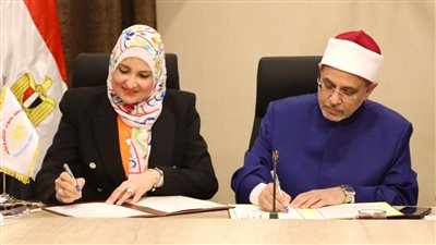 توقيع بروتوكول تعاون بين معهد بحوث الإلكترونيات وجامعة الأزهر 