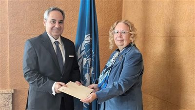 مندوب مصر الدائم لدى الأمم المتحدة والمنظمات الدولية في جنيف يقدم أوراق اعتماده 