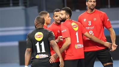 رجال طائرة الأهلي يفوز على إسكندرية للبترول ببطولة الدوري