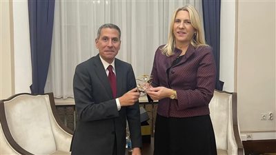 السفير المصري في سراييفو يلتقي رئيسة مجلس رئاسة البوسنة والهرسك