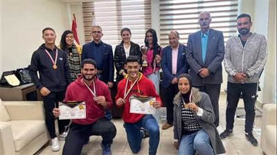  برج العرب تحصل على المركز الأول والميدالية الذهبية ببطولة الجمهورية للألعاب الفردية