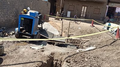 تطوير منظومة البنية التحتية للصرف الصحى بأربعة قرى محرومة بسوهاج