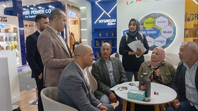 وفد نقابة المهندسين بالإسكندرية يزور معرض  Auto-Tech