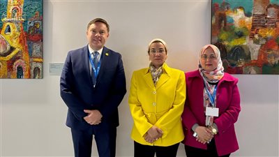 وزيرة البيئة تبحث مع مدير صندوق التكيف آليات زيادة التمويل