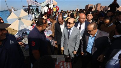 محافظ كفر الشيخ يتفقد السوق الاسبوعي الجديد